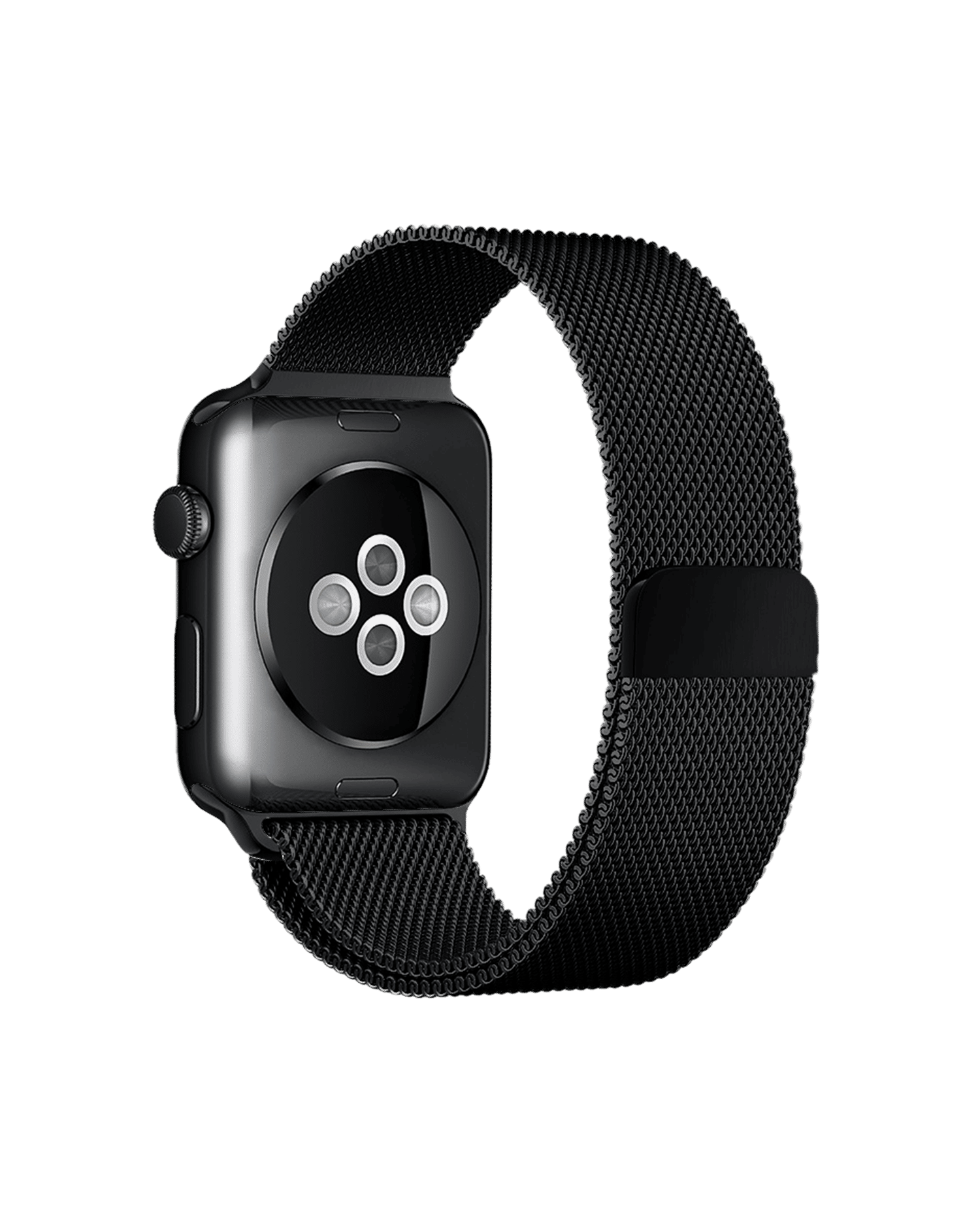 apple space black milanese loop