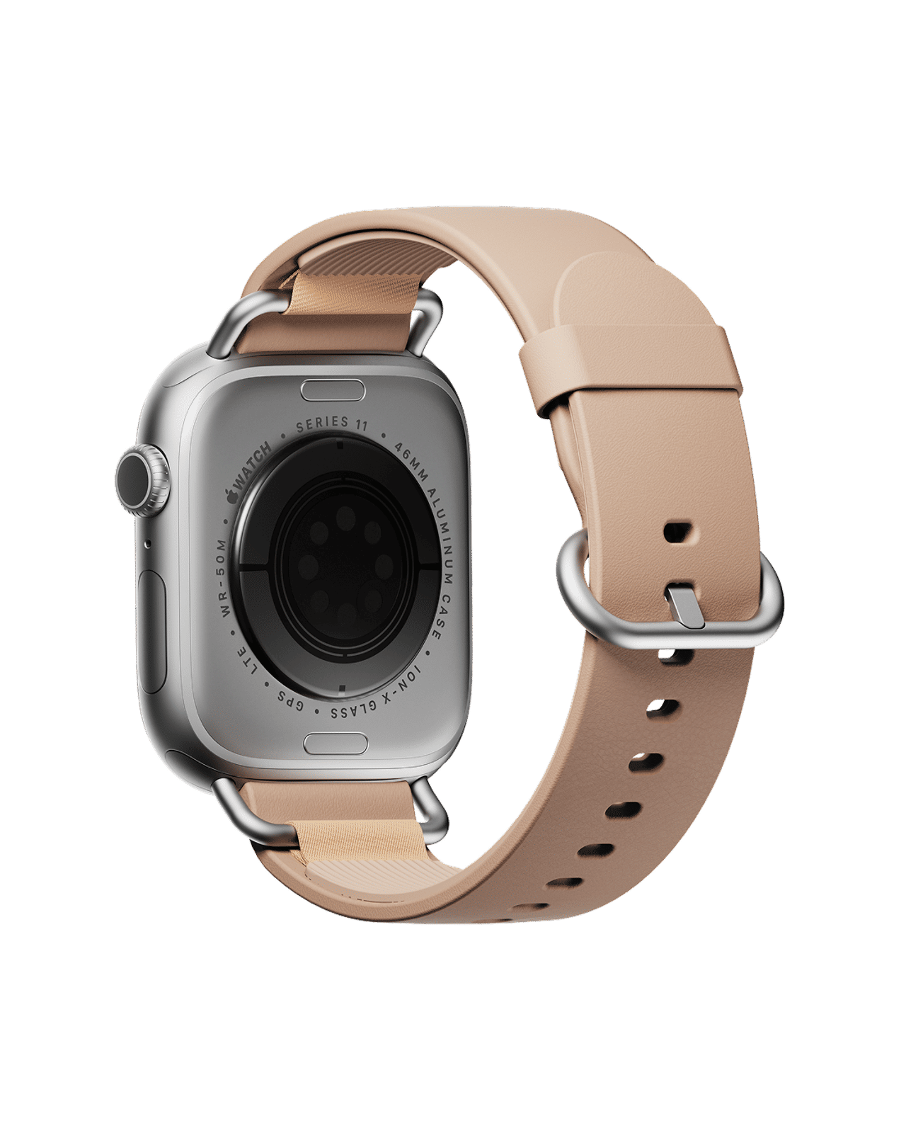 Tan Ellipse Leather Apple Watch Band (38/40/41mm)