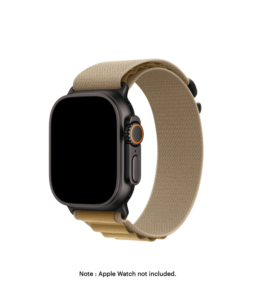Tan Ridge Loop Apple WatchBand (38/40/41mm) Buy At DailyObjects