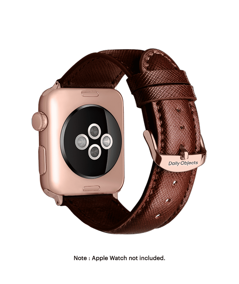 Saffiano leather discount apple watch band