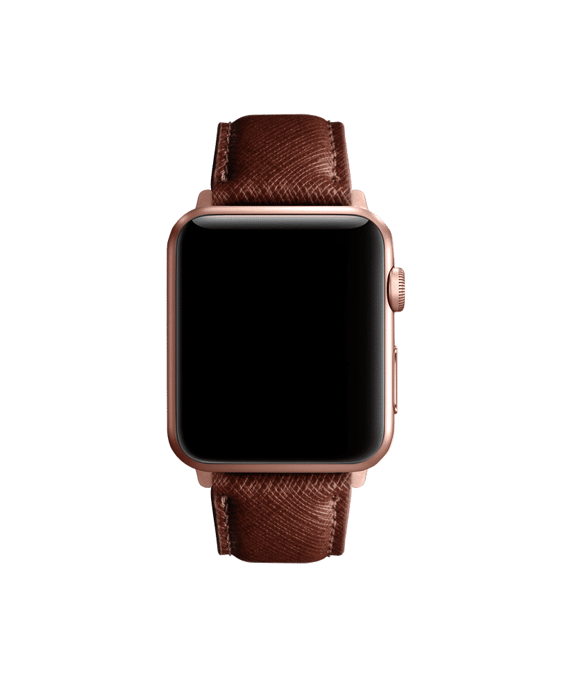 Saffiano leather apple outlet watch band