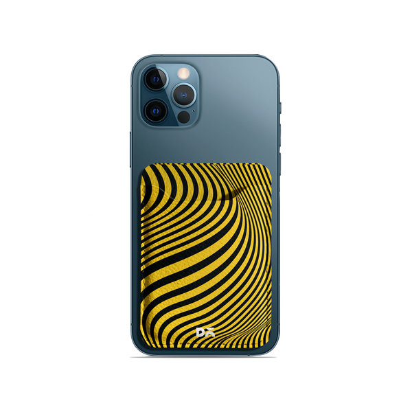 

DailyObjects Ochre Waves CardSafe Phone Wallet