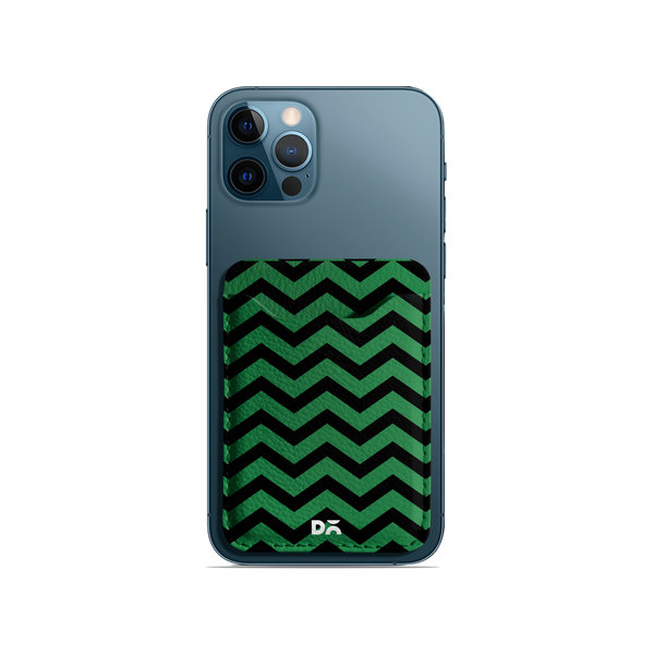 

DailyObjects Pine Chevron Stripes CardSafe Phone Wallet