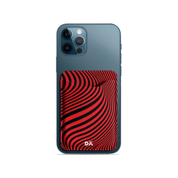 

DailyObjects Red Waves CardSafe Phone Wallet