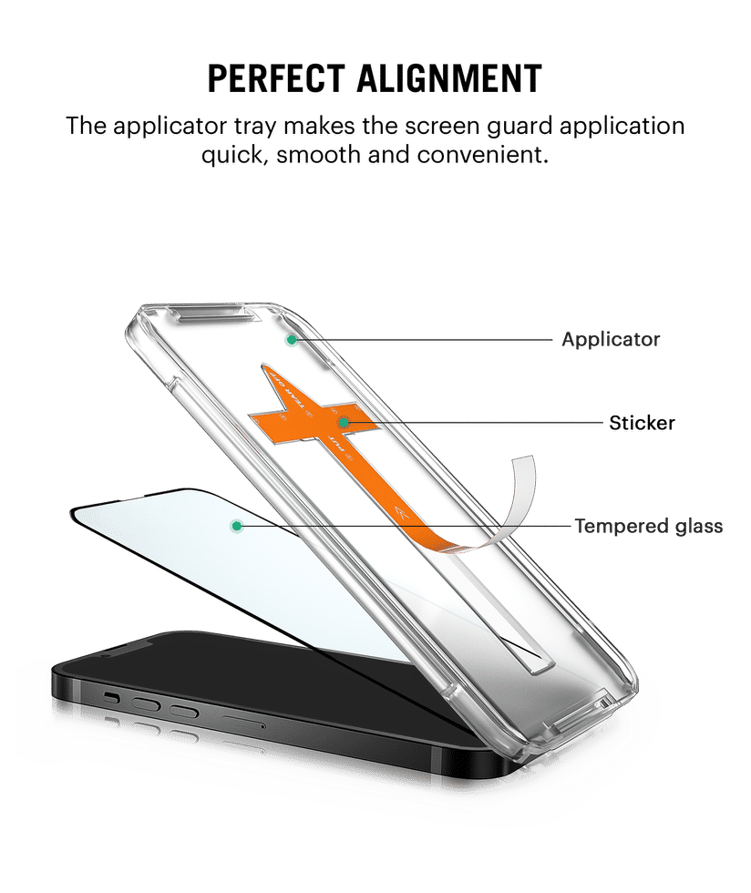 Apple iPhone 15 Plus Privacy Glass Screen Protector with Perfect Alignment  Tray™