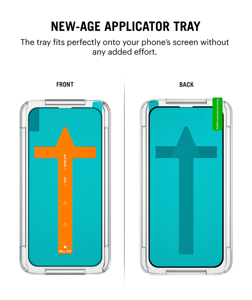 iPhone 14 Pro Max Sheath Screen Protector with Applicator Tray