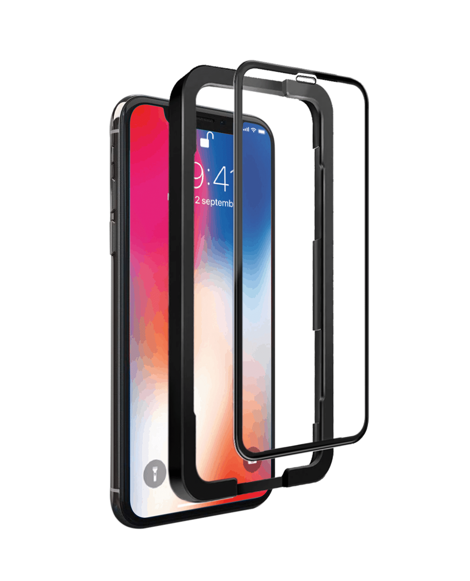 iPhone XR - 9D Tempered Glass Screen Protector with Applicator