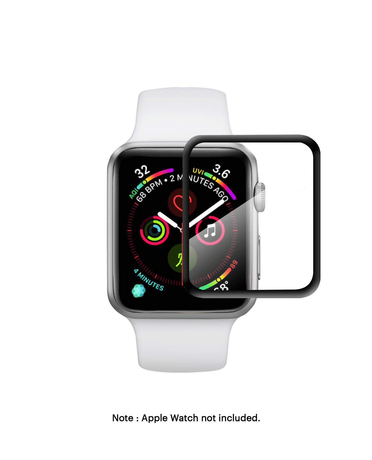 Tempered Glass Apple Watch Screen Protector (46mm)