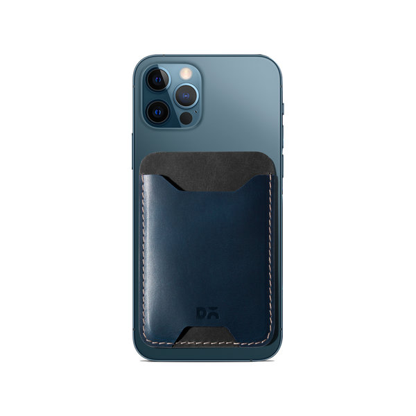 

DailyObjects Deep Navy CardSafe Leather Phone Wallet