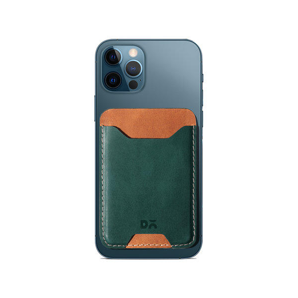 

DailyObjects Forest Green CardSafe Leather Phone Wallet