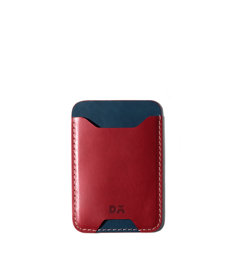 Scarlet Red CardSafe Leather Phone Wallet