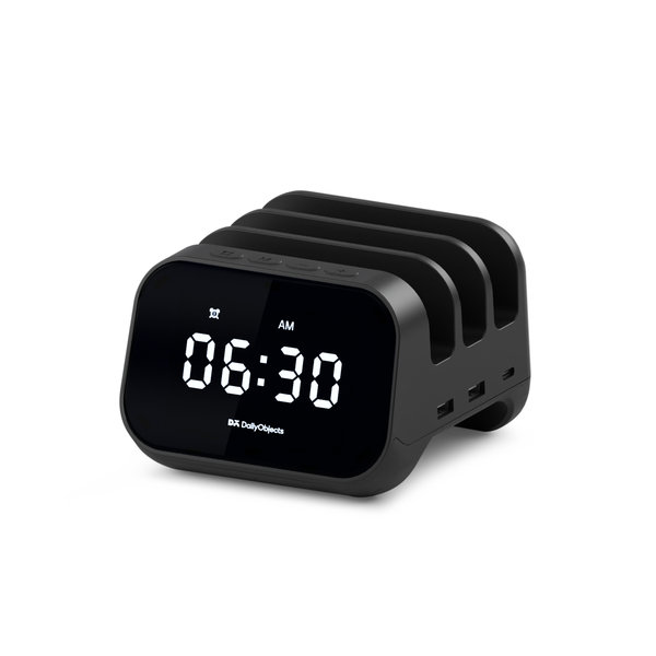 

Black Clock & Dock Charging Station