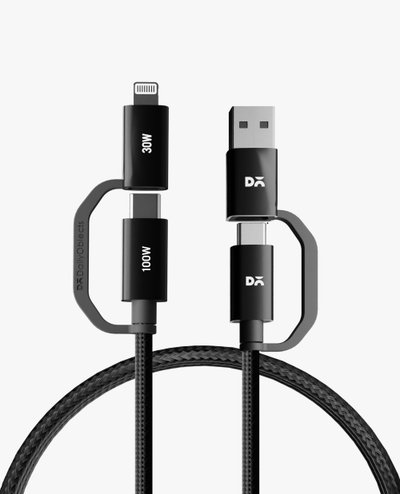 DailyObjects SURGE™ Kevlar Core 4-in-1 100W Charging Cable