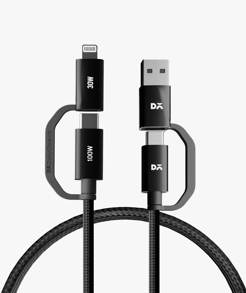 DailyObjects SURGE™ Kevlar Core 4-in-1 100W Charging Cable