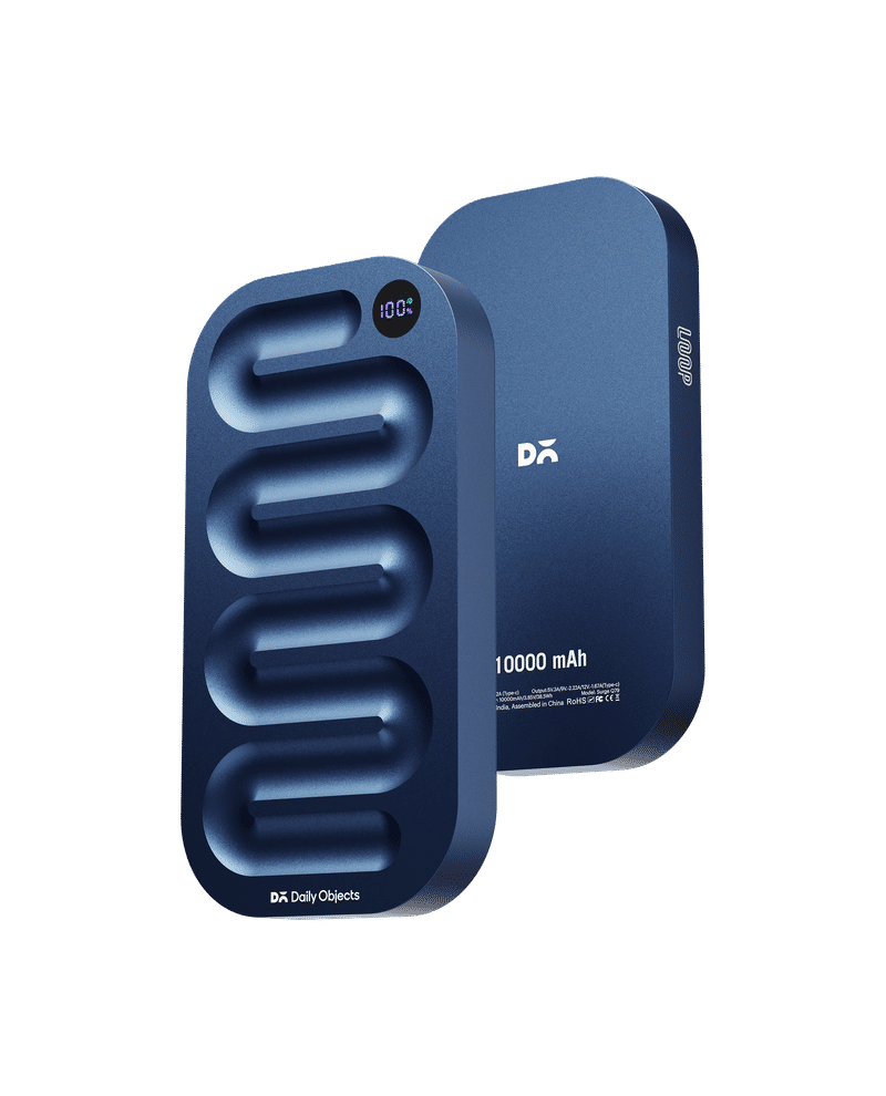 Loop Universal Aluminium Power Bank 10000 mAh - Space Blue