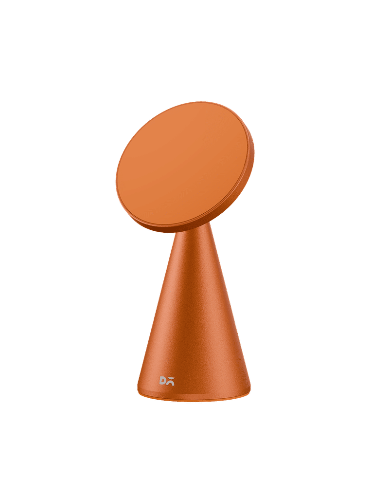 SURGE Conoid Qi2.2-Certified Magsafe-Compatible Wireless Charger - Cosmic Orange