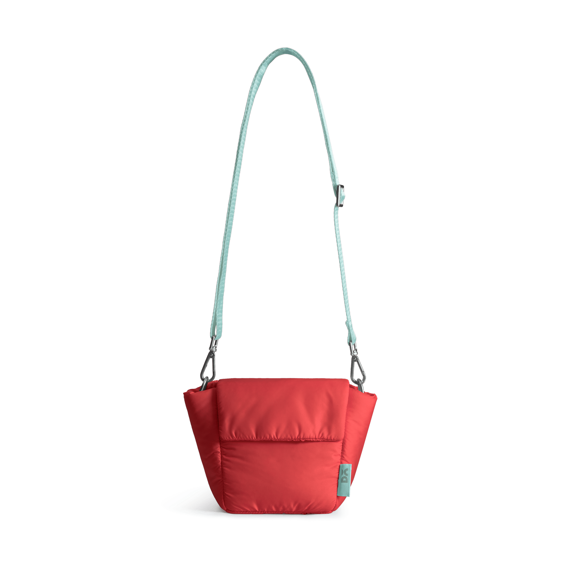 Red Puft Bucket Sling Bag