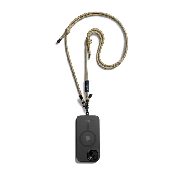 

Beige Crossbody Phone Lanyard - Cord