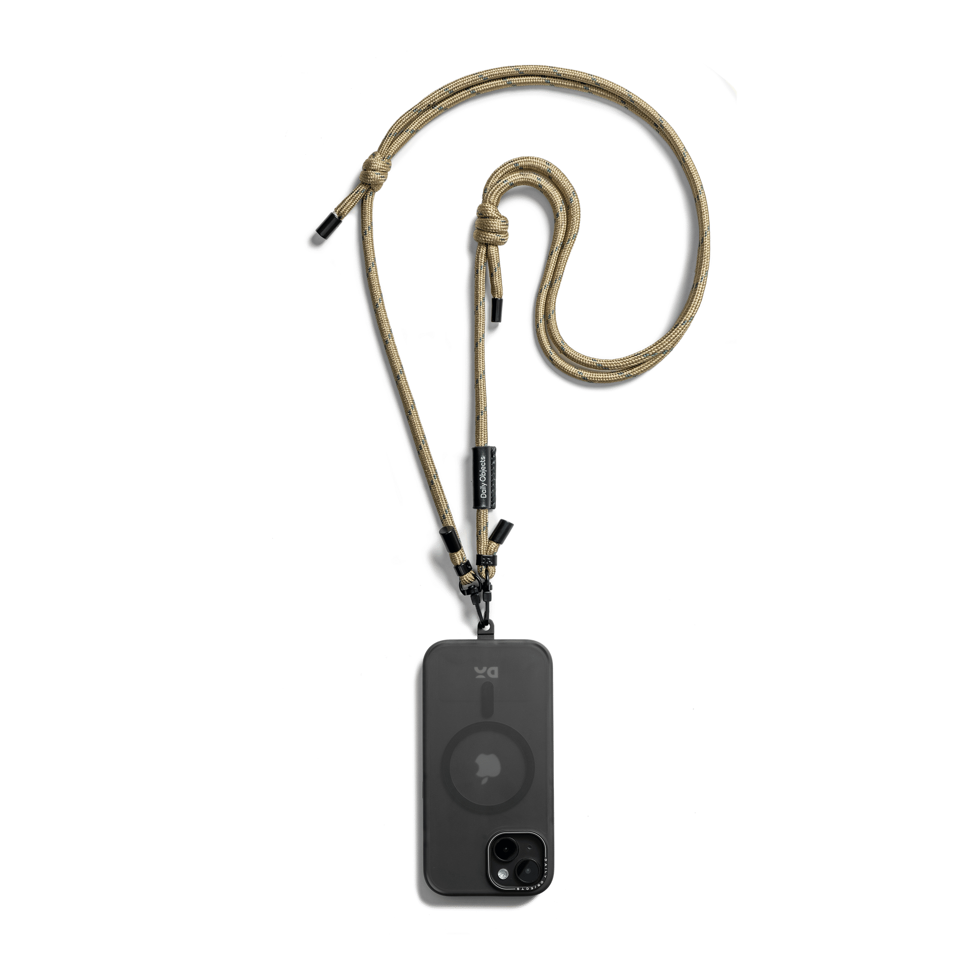 Beige Crossbody Phone Lanyard - Cord