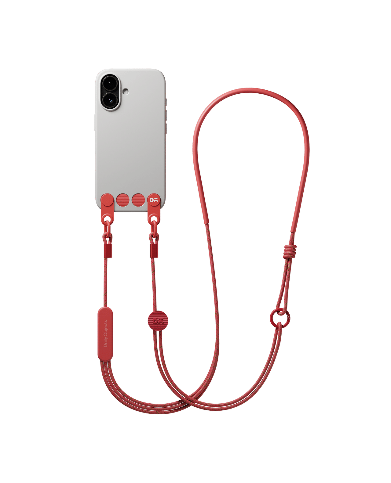 Coral Stack Phone Lanyard