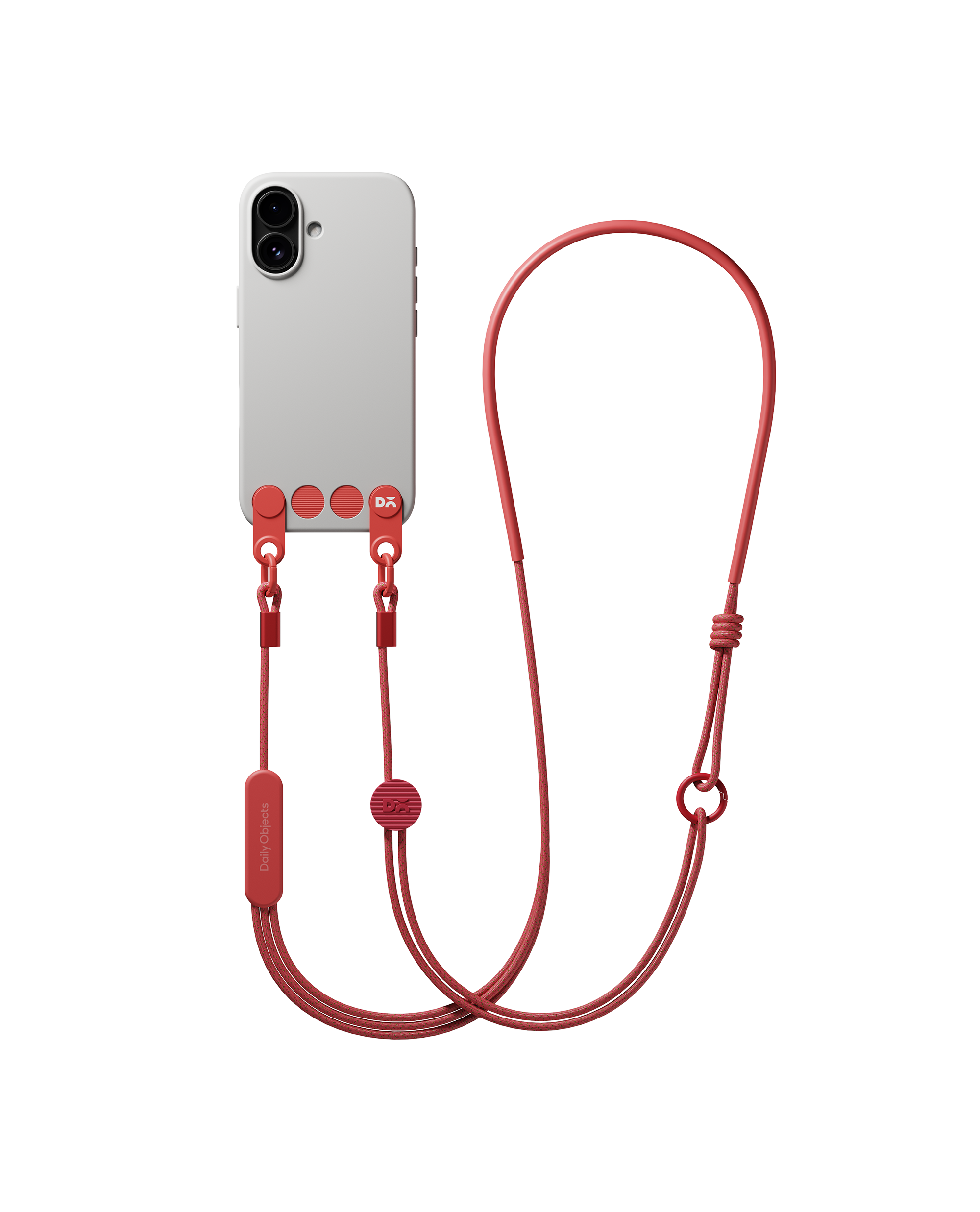 Coral Stack Phone Lanyard