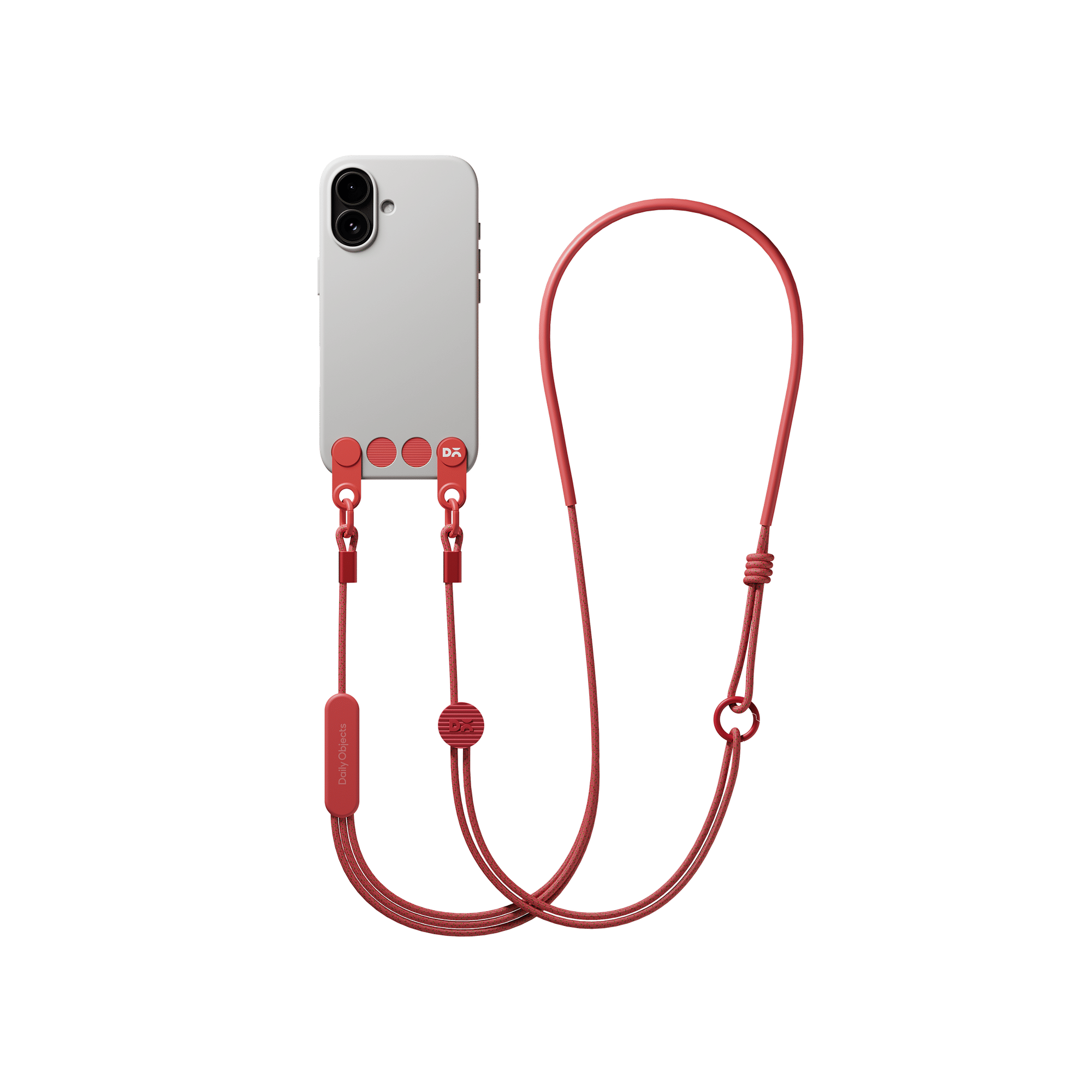 Coral Stack Phone Lanyard