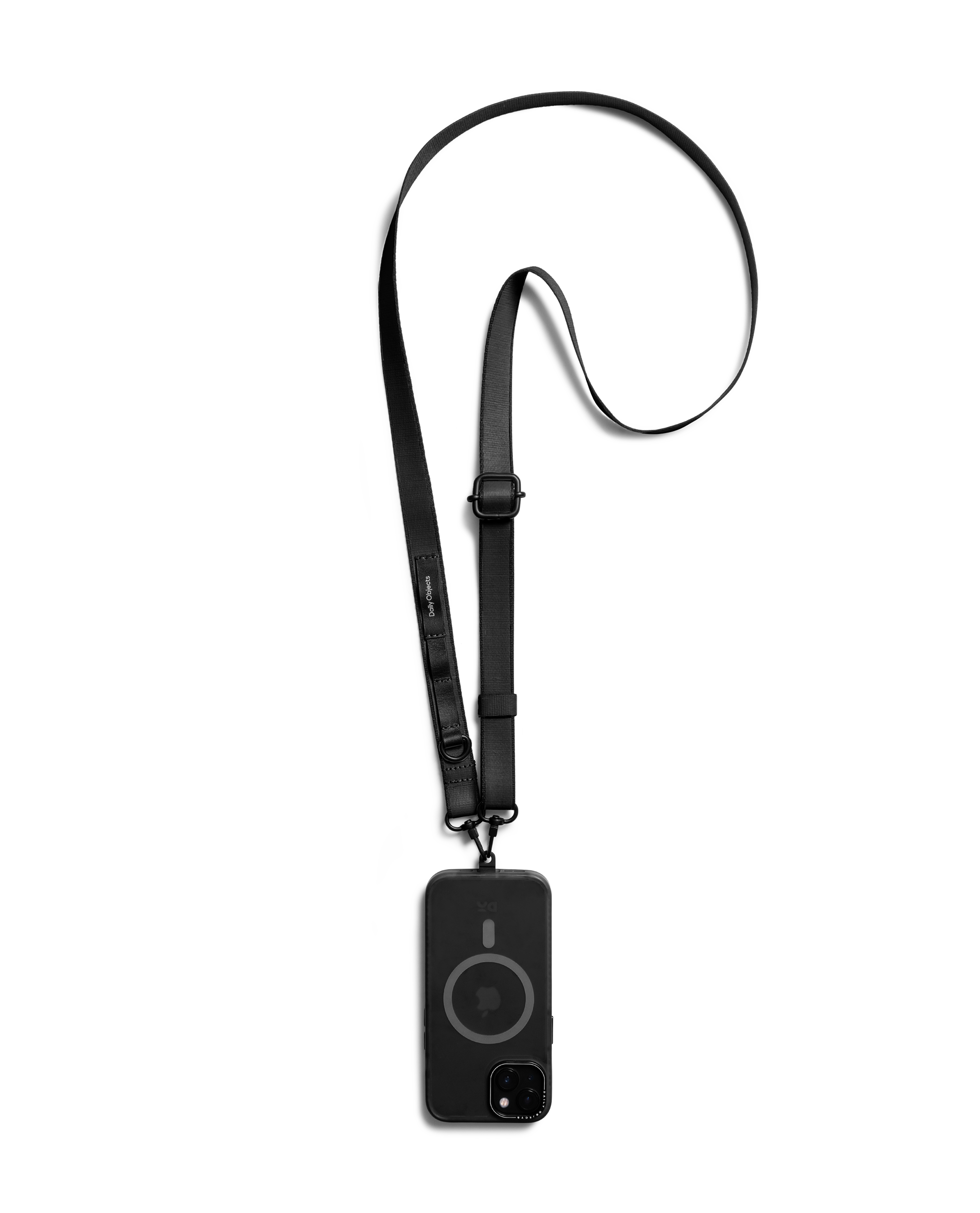 Dark Grey Strobe Lanyards