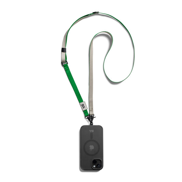 

Grey-Green Crossbody Phone Lanyard - Strap