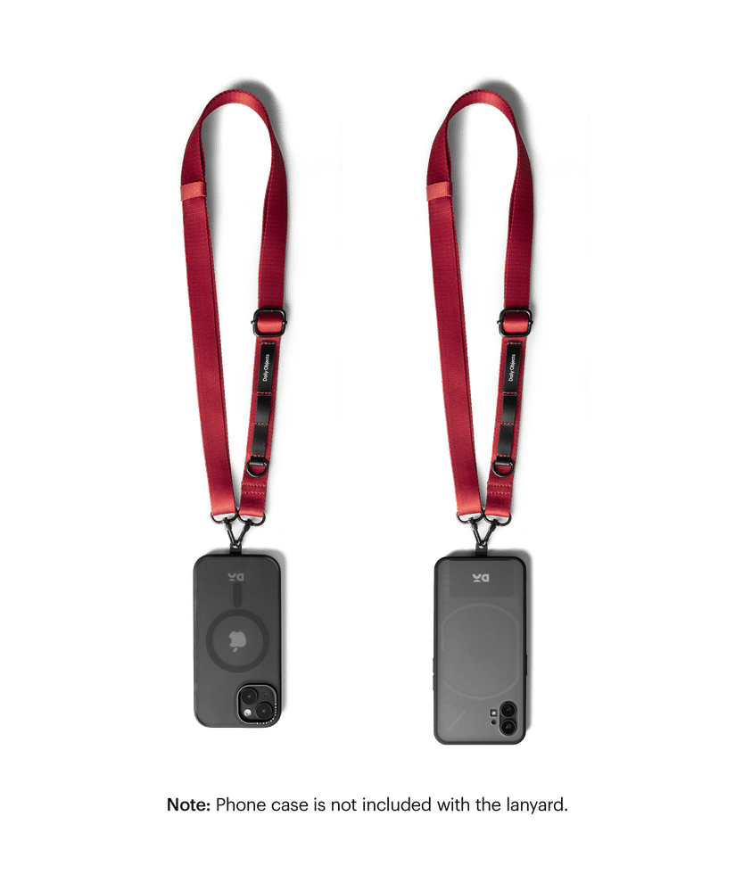 Red Crossbody Utility Phone Lanyard - Strap Buy At DailyObjects