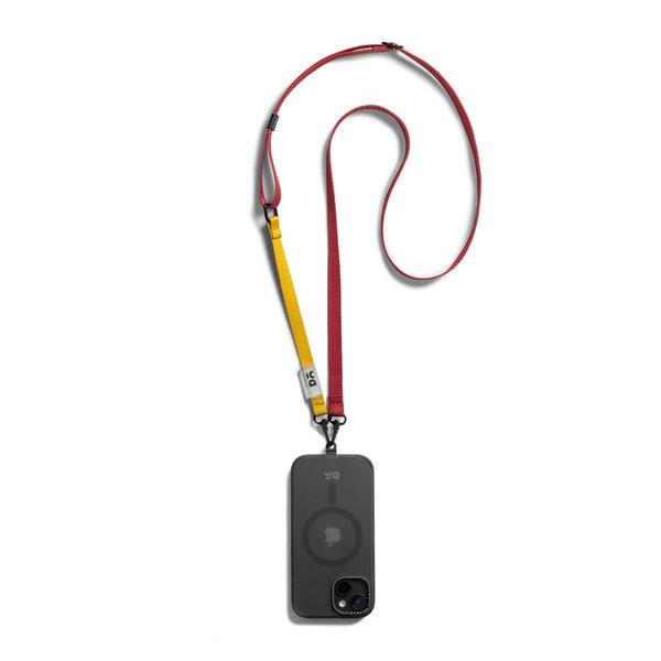 

Red-Yellow Crossbody Phone Lanyard - Strap