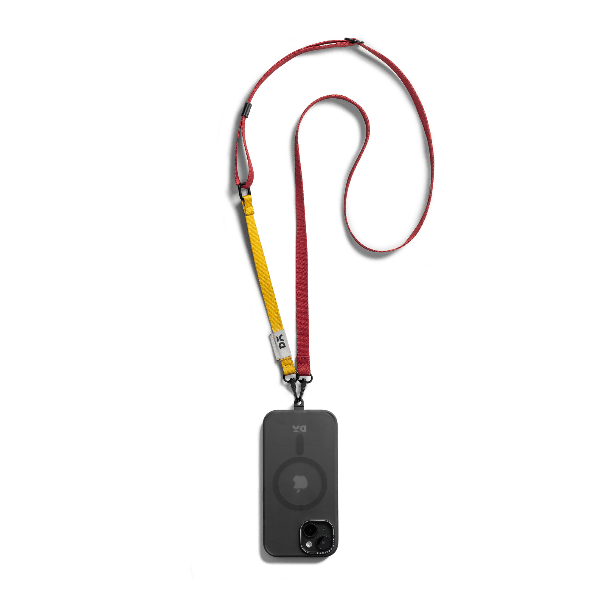 Red-Yellow Crossbody Phone Lanyard - Strap