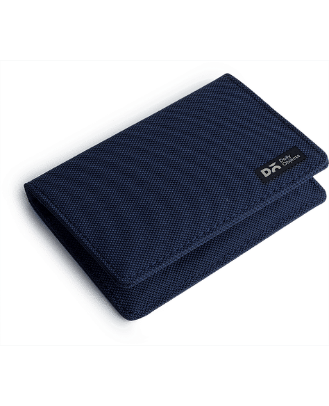 Blue Ballistic Nylon Business Visiting Card Wallet