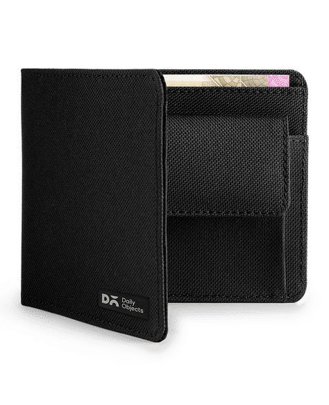 Black Ballistic Nylon Coin Classic Billfold Wallet