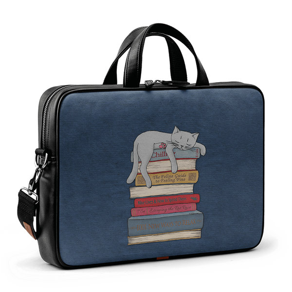 

DailyObjects How to Chill Like A Cat City Compact Messenger Bag For Up To 15.5 inch Laptop/MacBook