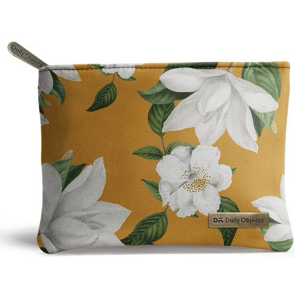 

DailyObjects White Blooms Tiny Stash Pouch