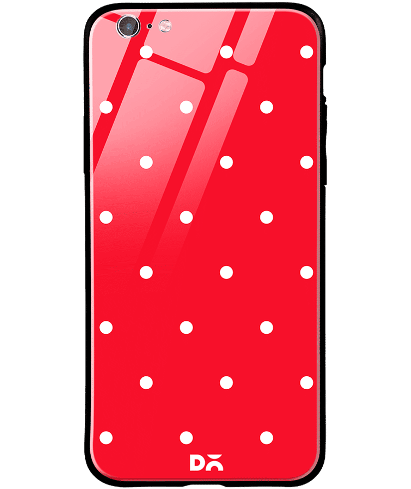 Dailyobjects Bubbles Scarlet Glass Case Cover For Iphone 6 Buy At Dailyobjects