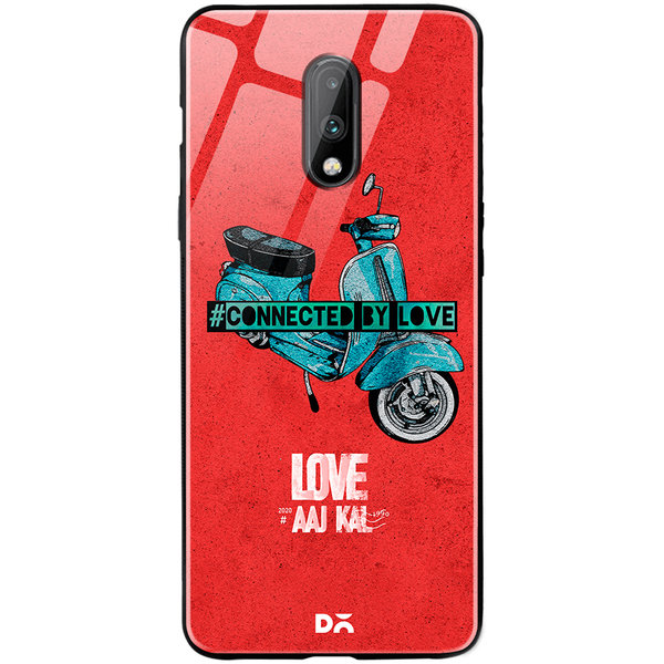 DailyObjects Love Scooter Glass Case Cover For OnePlus 7