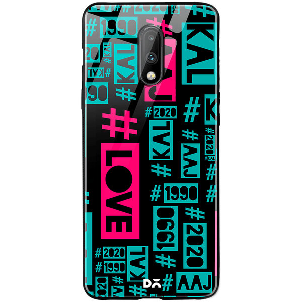 DailyObjects Love Stories Glass Case Cover For OnePlus 7