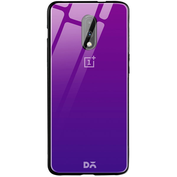 

DailyObjects Purple Bloom Gradient Glass Case Cover For OnePlus 7