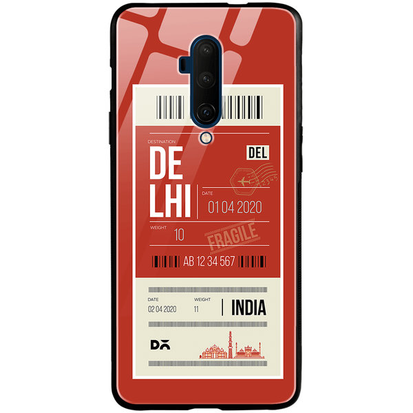 

DailyObjects Delhi City Tag Glass Case Cover For OnePlus 7T Pro