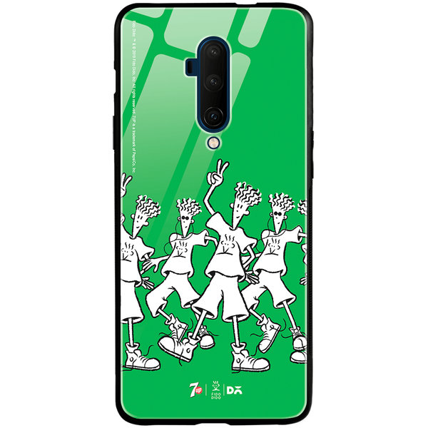 

DailyObjects Fido Clones Glass Case Cover For OnePlus 7T Pro