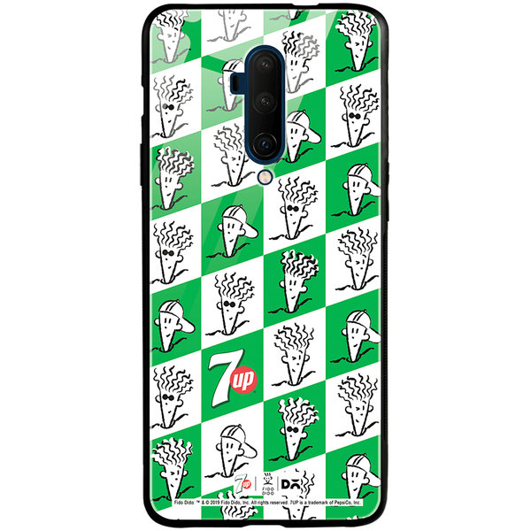 

DailyObjects Fido Grid Glass Case Cover For OnePlus 7T Pro