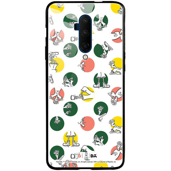 

DailyObjects Fido in Coloured Wall Glass Case Cover For OnePlus 7T Pro