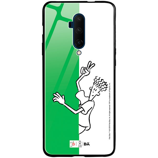 

DailyObjects Fido Peace Glass Case Cover For OnePlus 7T Pro