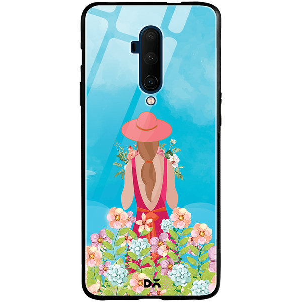 

DailyObjects Flowerland Glass Case Cover For OnePlus 7T Pro