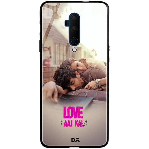 

DailyObjects Love Aaj Kal Glass Case Cover For OnePlus 7T Pro