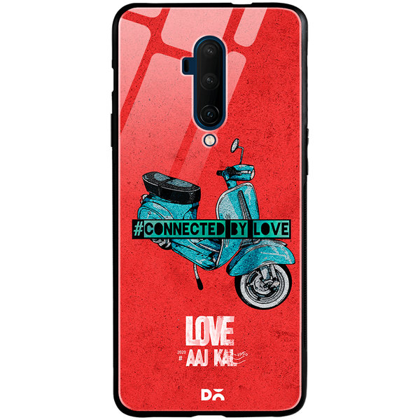 

DailyObjects Love Scooter Glass Case Cover For OnePlus 7T Pro
