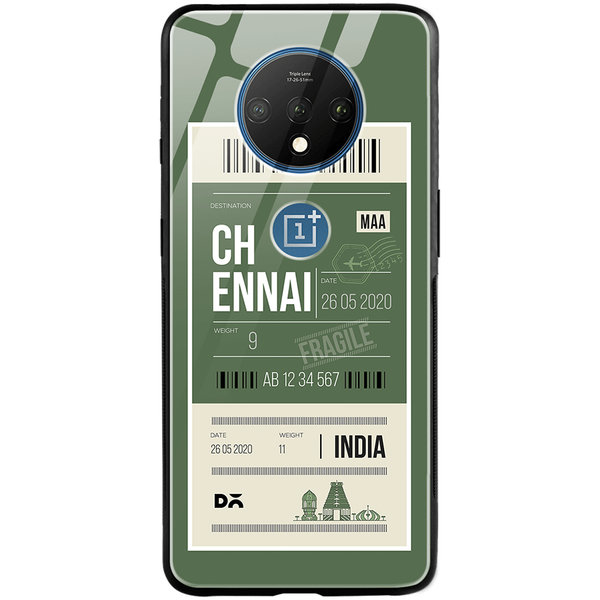 

DailyObjects Chennai City Tag Glass Case Cover For OnePlus 7T