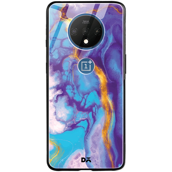

DailyObjects Marble Thunder Glass Case Cover For OnePlus 7T