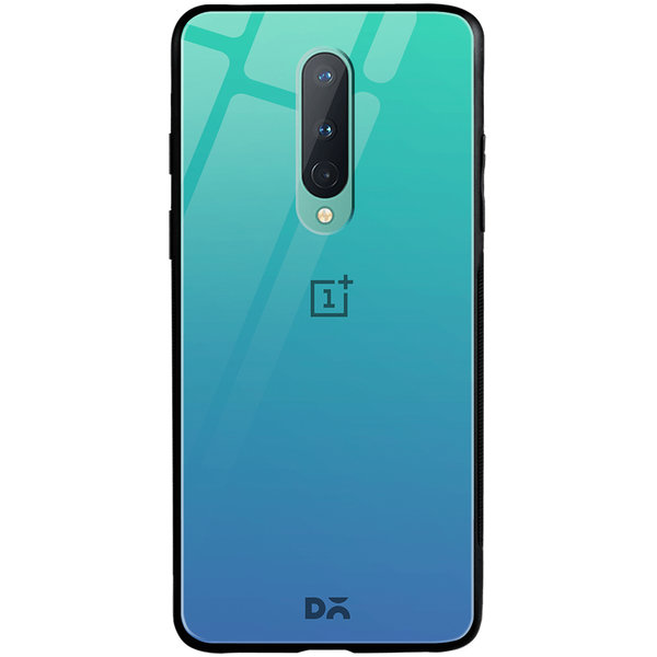 

DailyObjects Blue Ocean Gradient Glass Case Cover For OnePlus 8